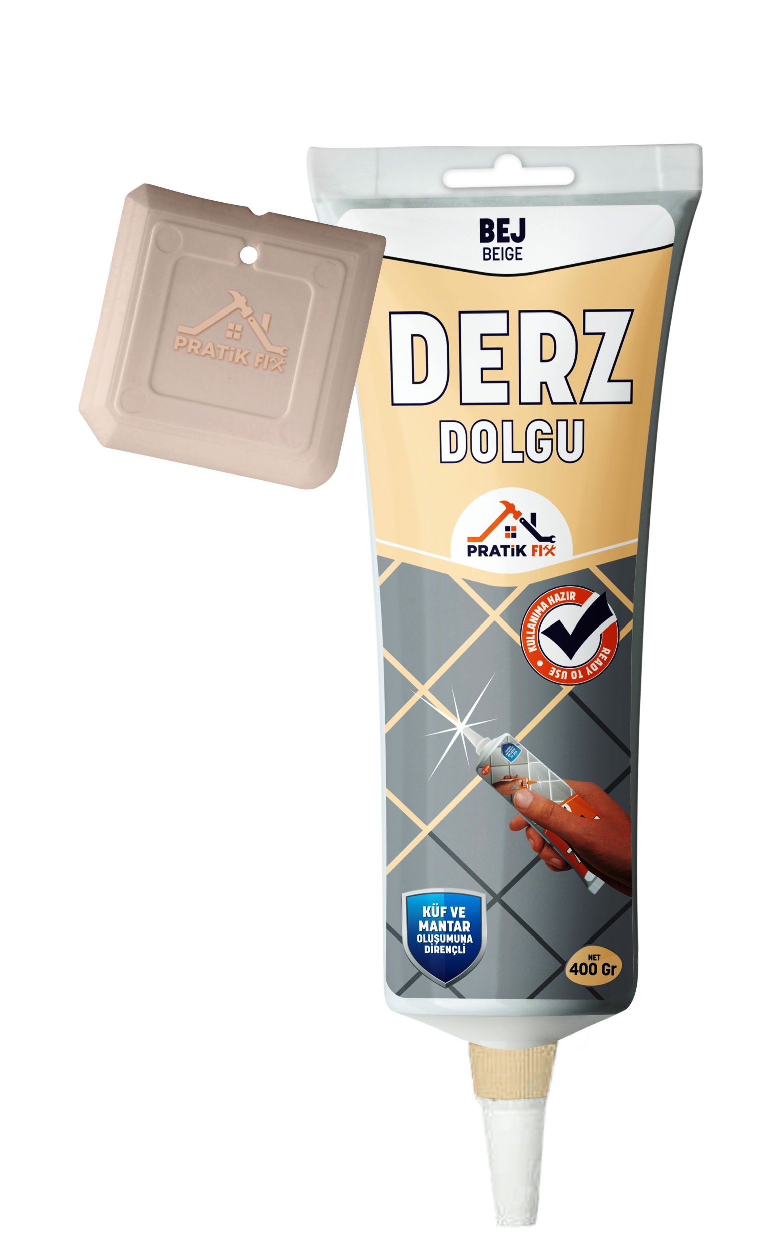 PRATİK FİX DERZ DOLGU MACUNU BEJ 400 GR