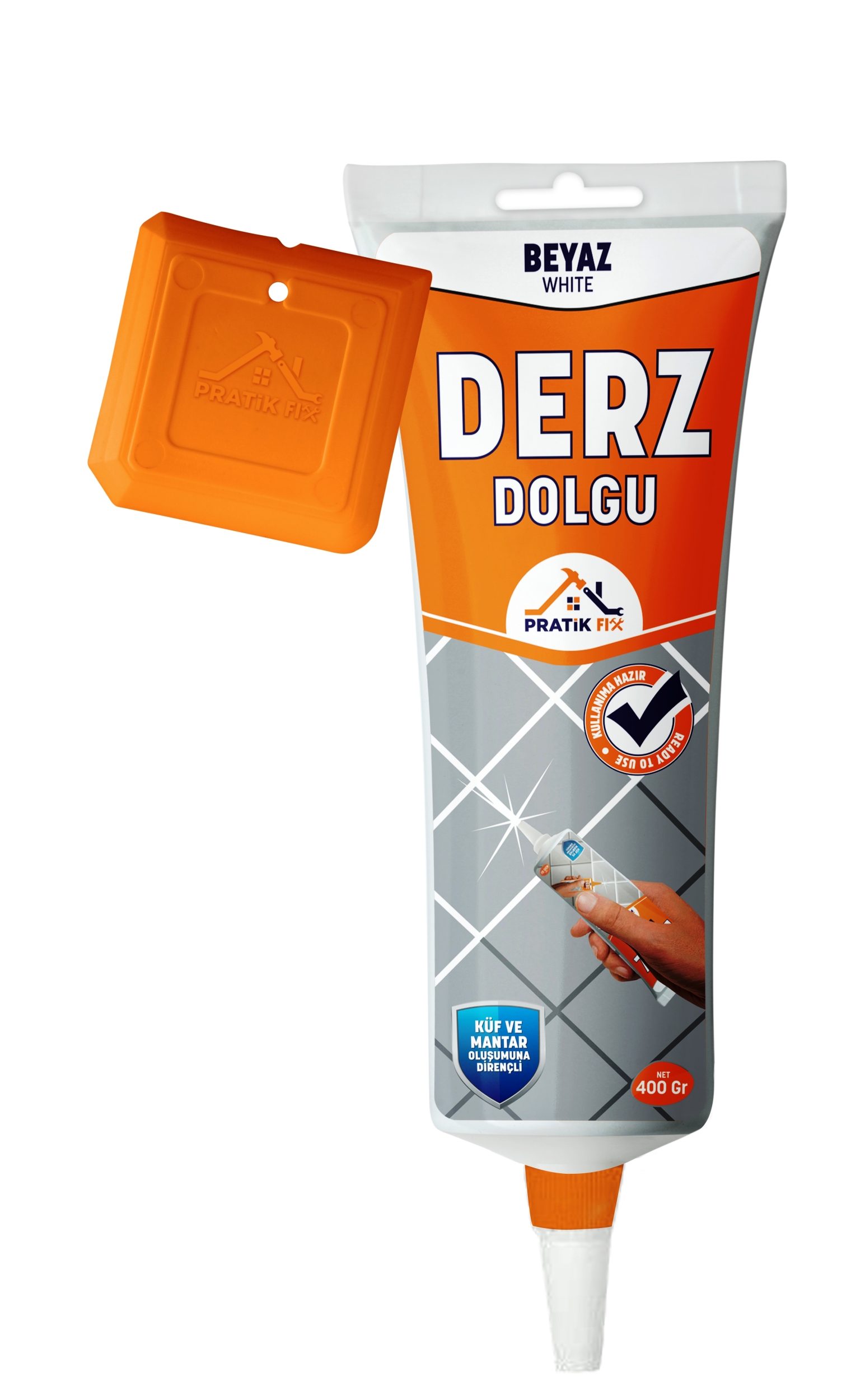 PRATİK FİX DERZ DOLGU MACUNU BEYAZ 400 GR