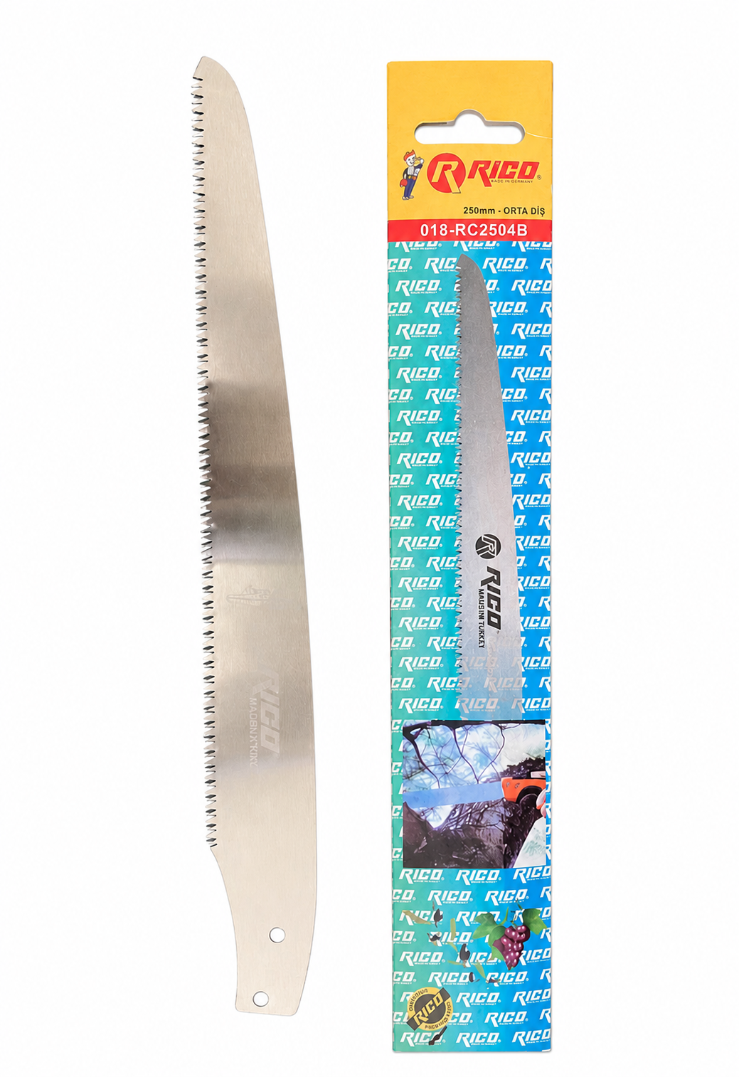 RICO BUDAMA DESTERESİ 250MM YEDEK AĞZI ORTA DİŞ