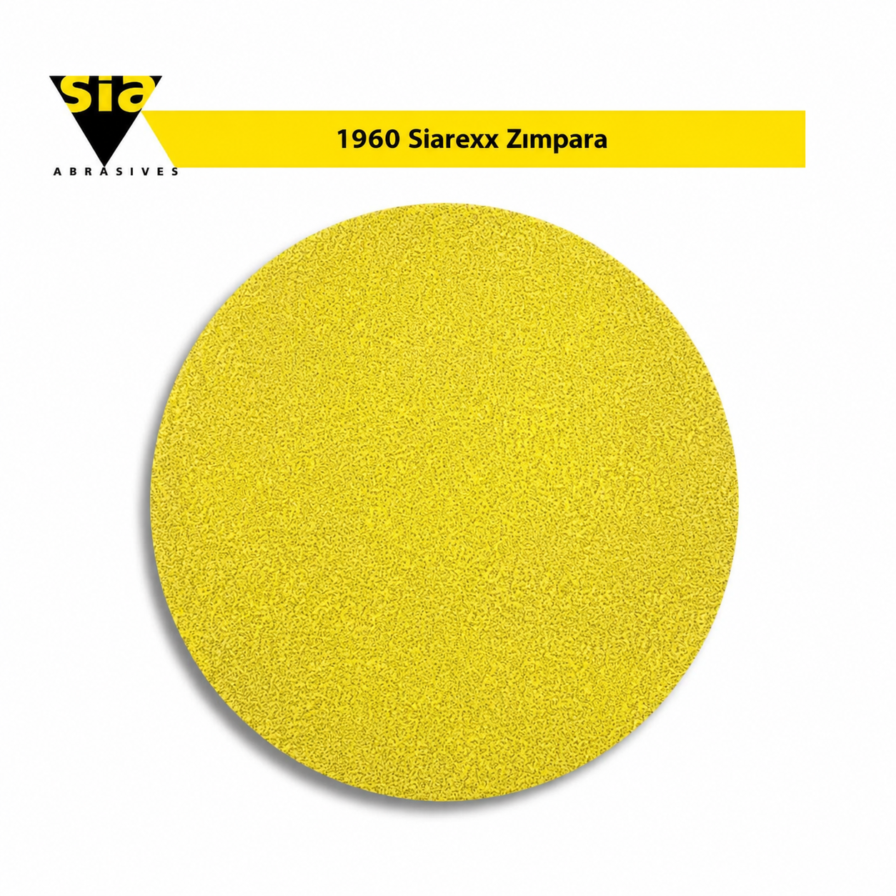 SIA 1960 SERİ CIRT ZIMPARA DELİKSİZ 115/120 KUM