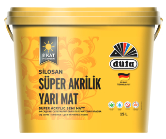 SILOSAN DIS CEPHE SUPER AKR.YARI MAT BEYAZ 15 LT