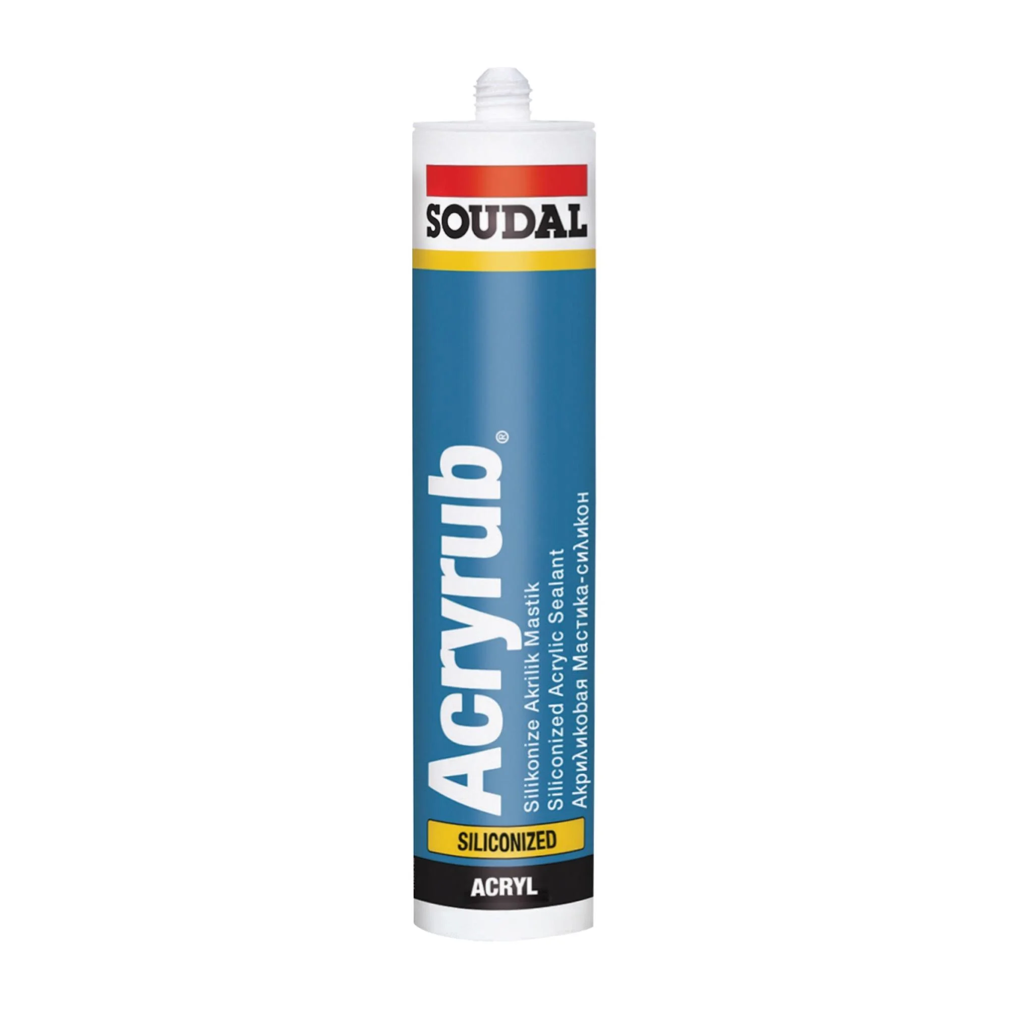 SOUDAL ACRYRUB SİLİKONİZE BEYAZ