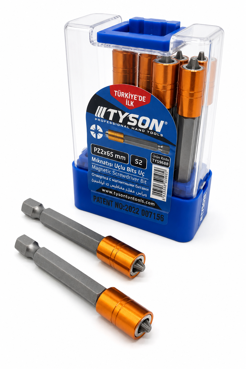 TYSON PZ2*65 MIKNATIS UÇLU BİTS UÇ