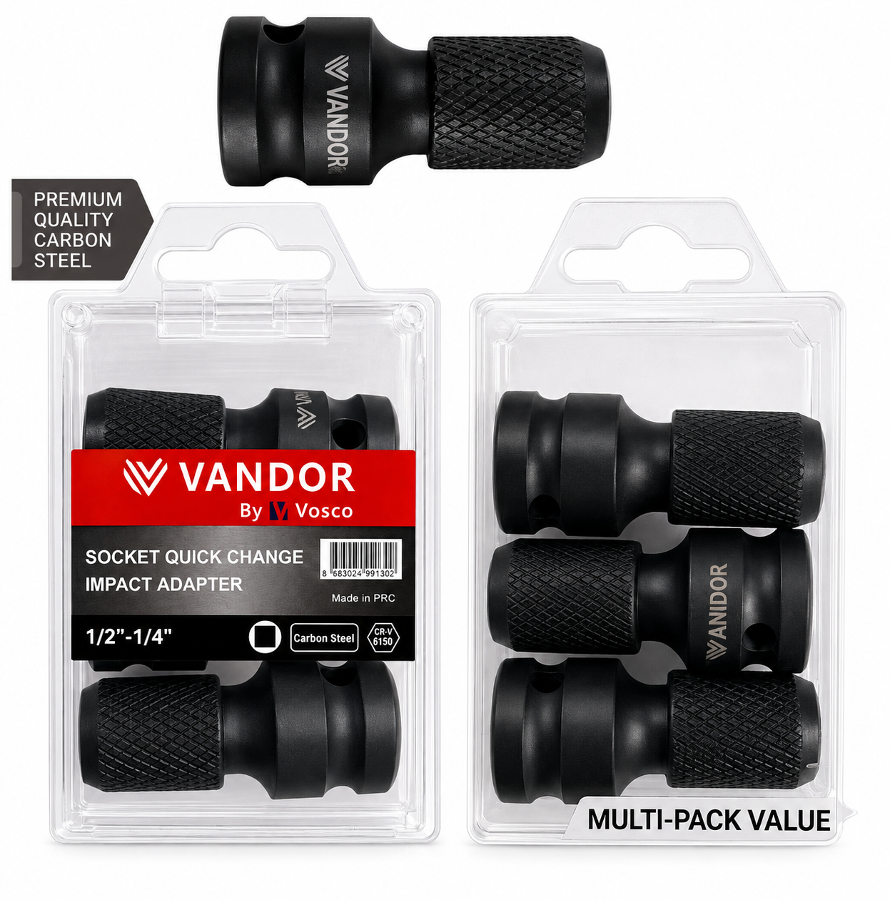 VANDOR 1/2 - 1/4 BİTS ADAPTÖRÜ