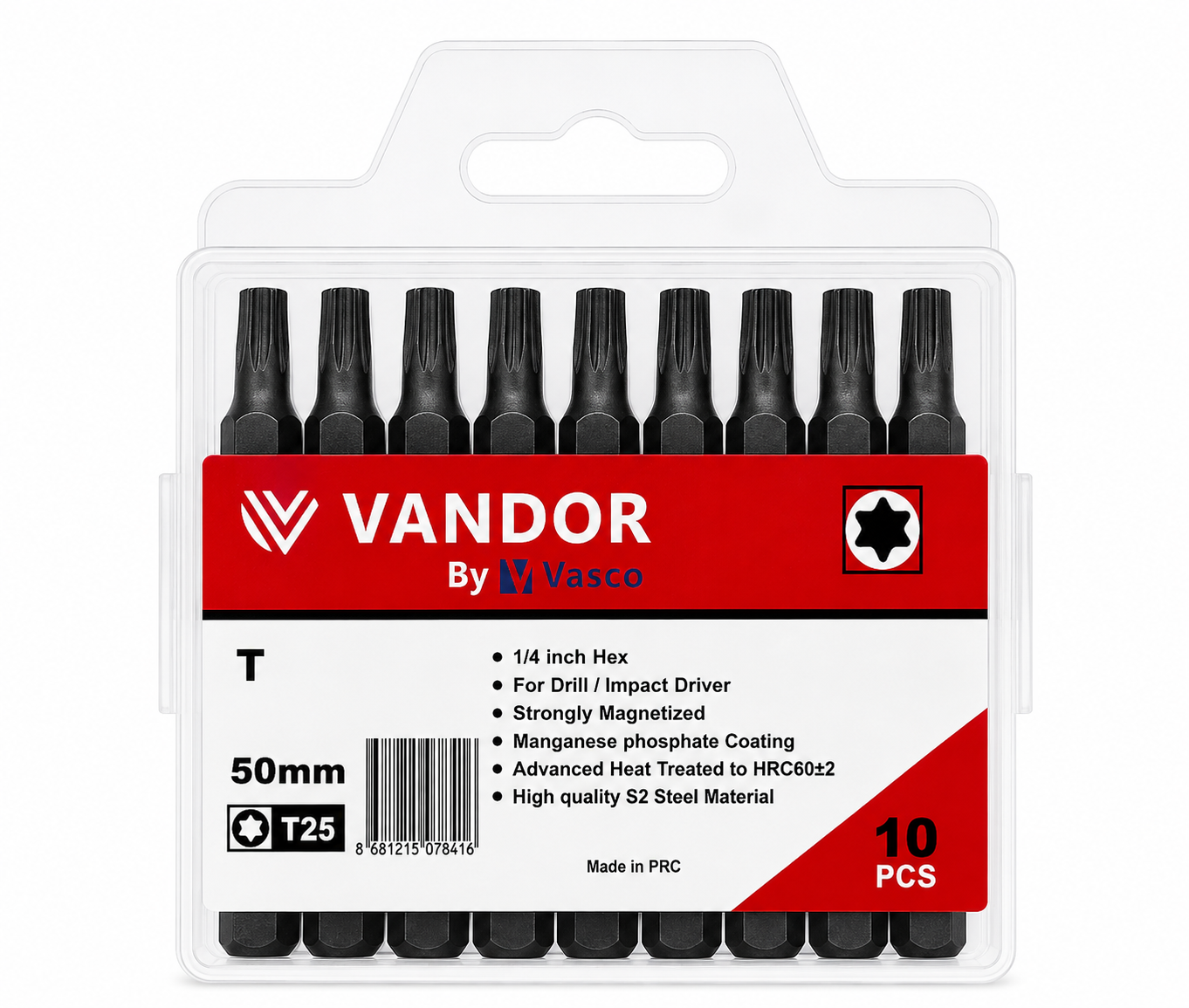 VANDOR BİTS UÇ İMPACT T25*50