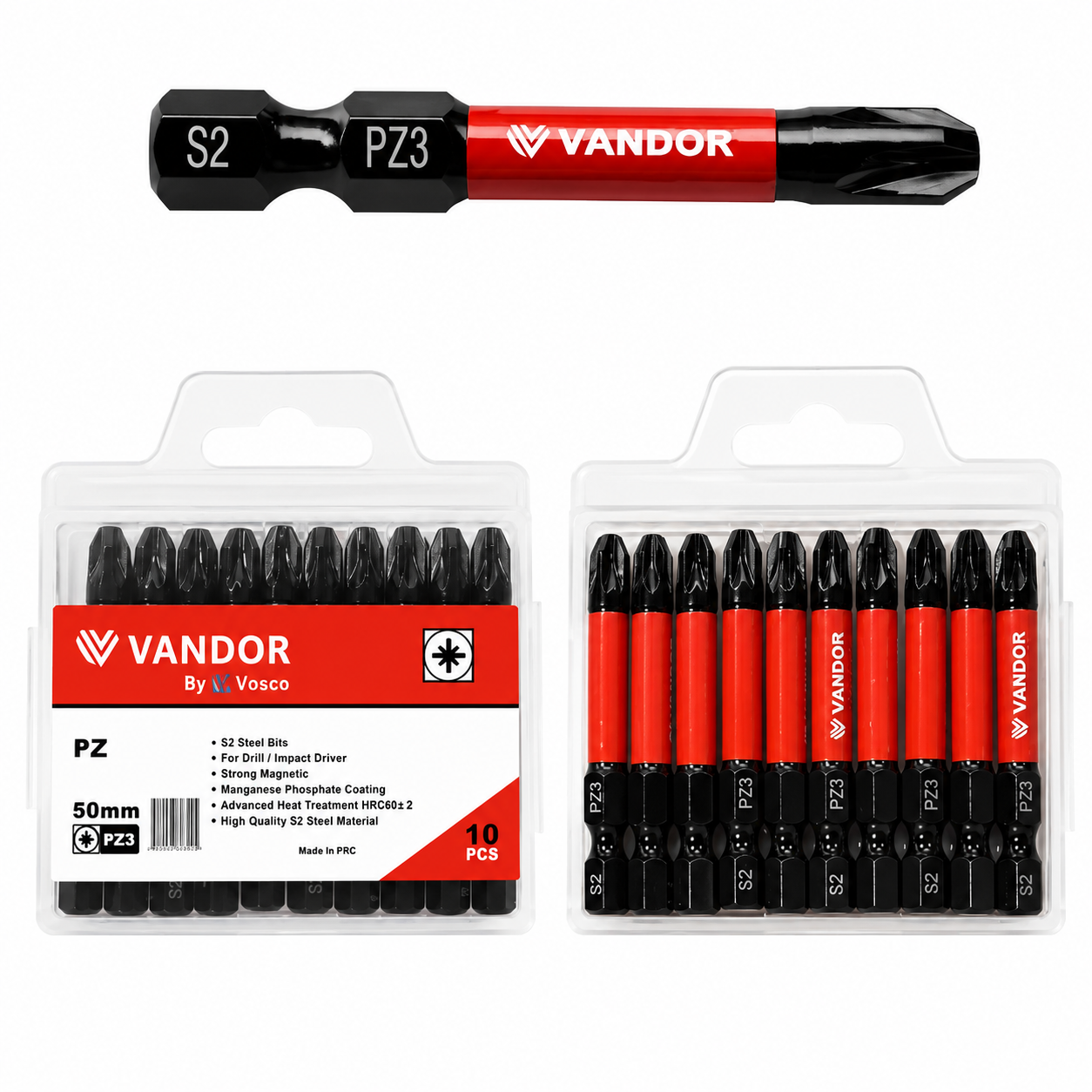 VANDOR BİTS UÇ STANDART PZ3*50