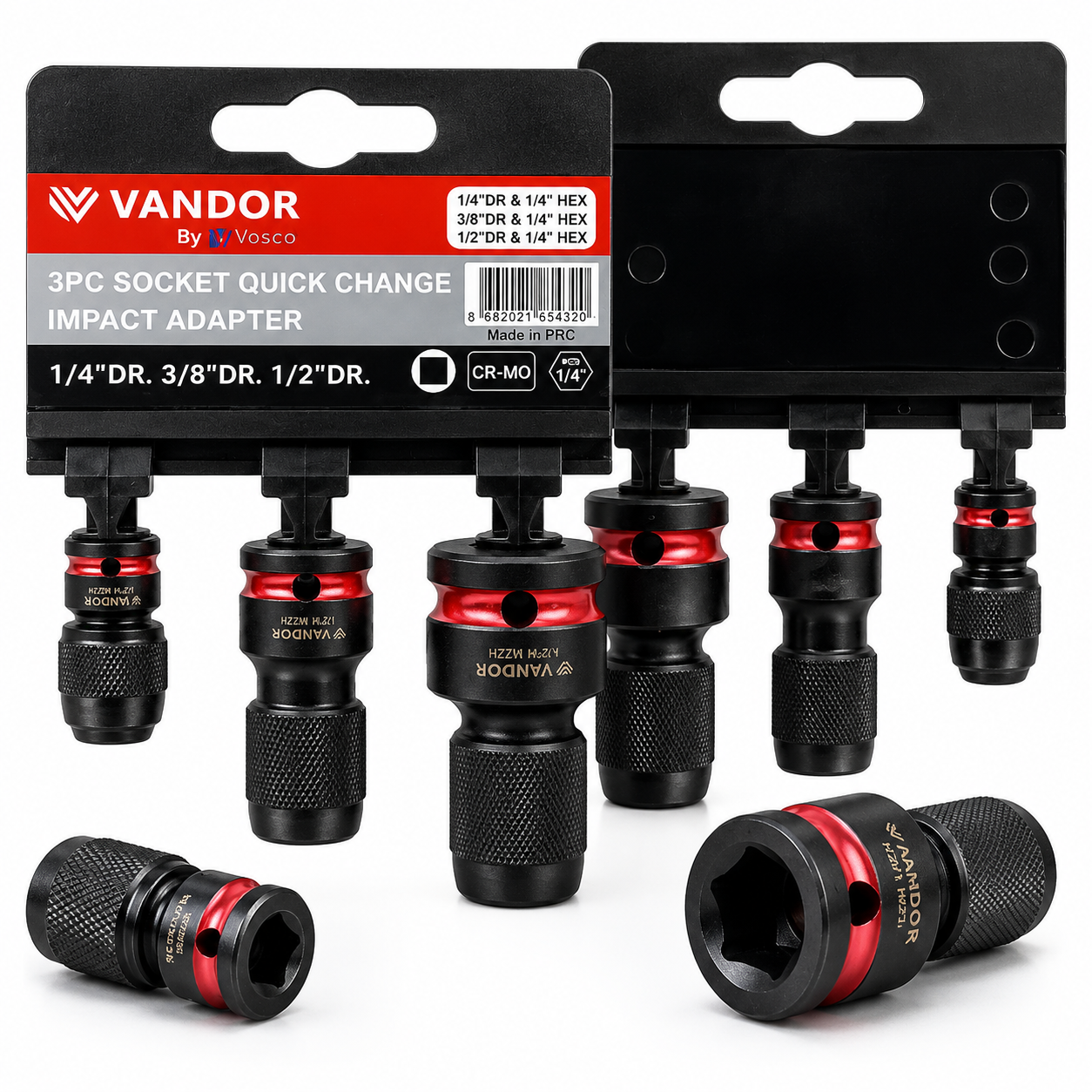 VANDOR CR-MO BİTS ADAPTÖRÜ SETİ