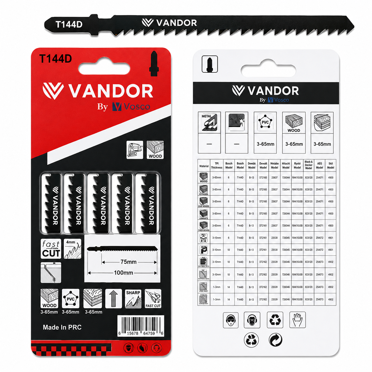 VANDOR DEKUPAJ TESTERE 144D (AHŞAP)(100*75*4)