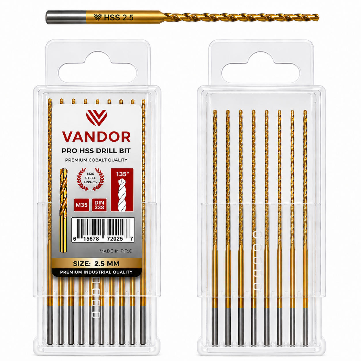 VANDOR M35 - COBALT HSS 2.5