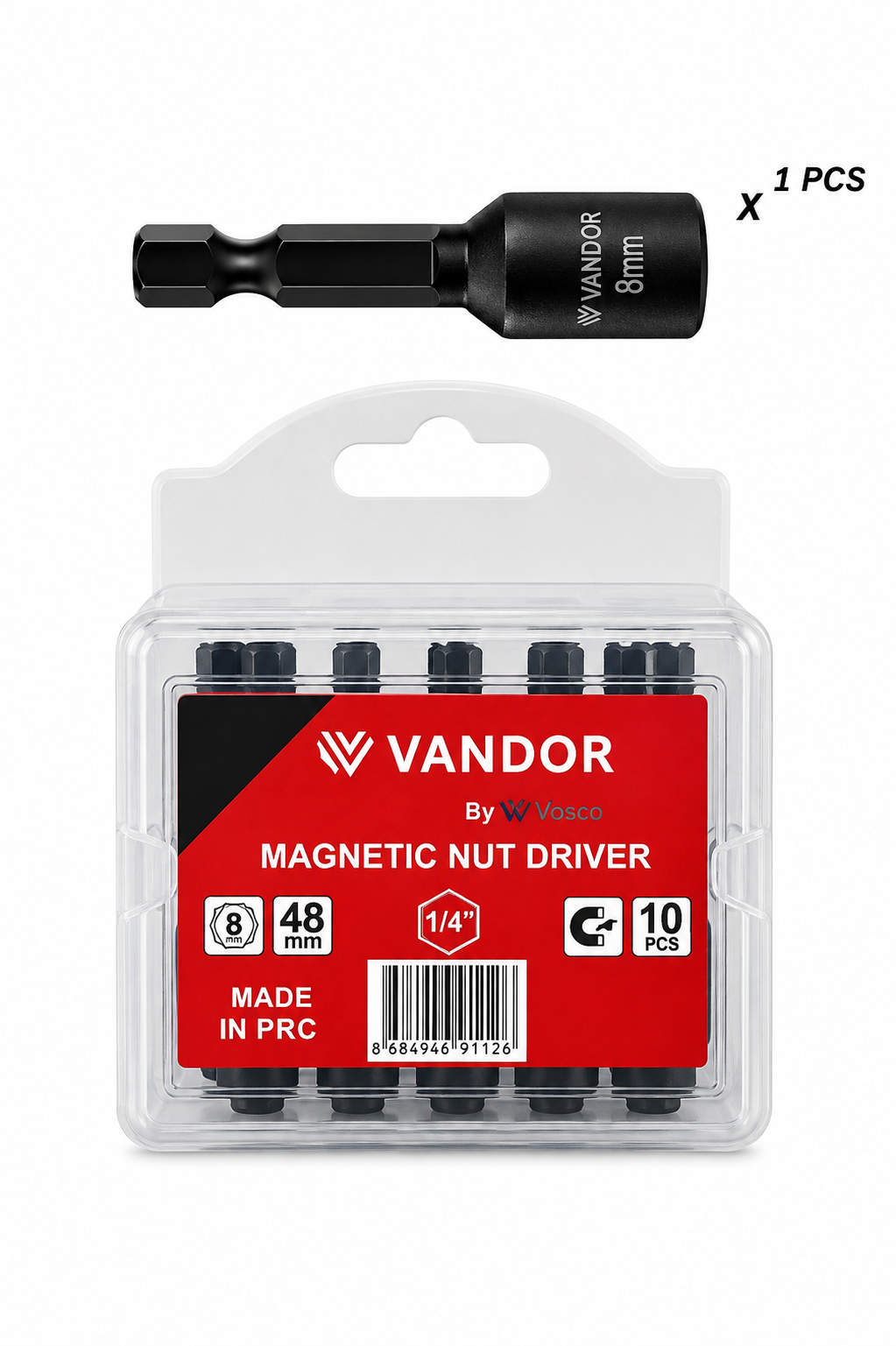 VANDOR MANYETİK SOMUN ADAPTÖRÜ İMPACT 8*48