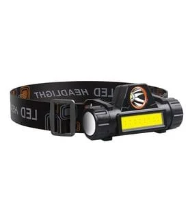 WATTON KAFA FENERİ WT056 8CM SİYAH KAFAFENERİ01