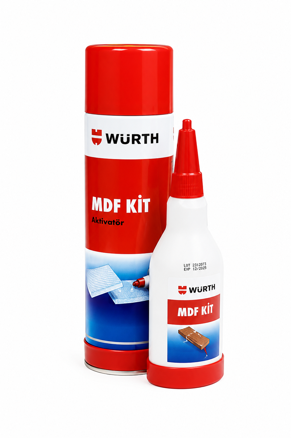 WÜRTH MDF KİT 2 KOMP.HIZLI YAPIŞTRCI-100-500ML