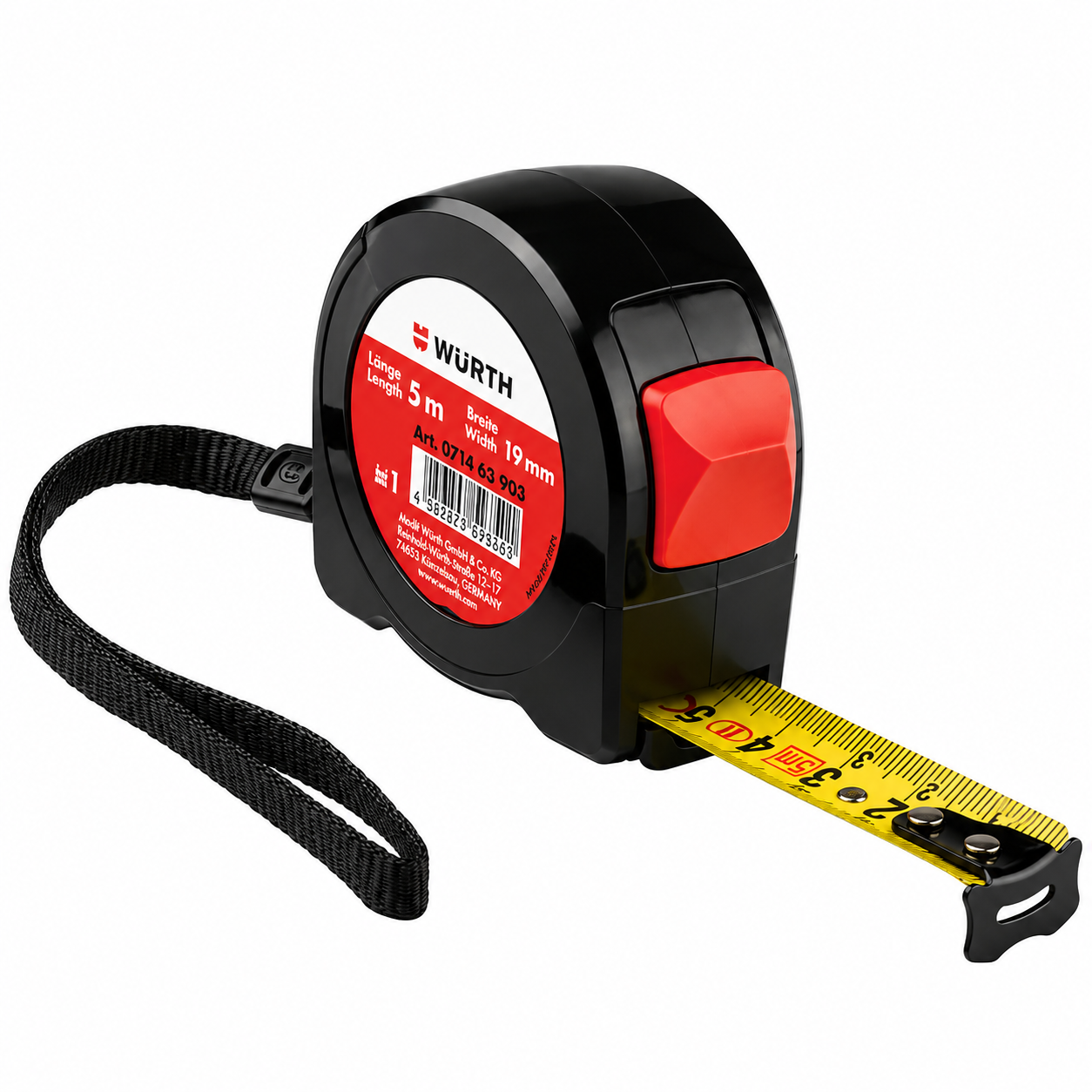 WÜRTH ŞERİT METRE 5M*19MM
