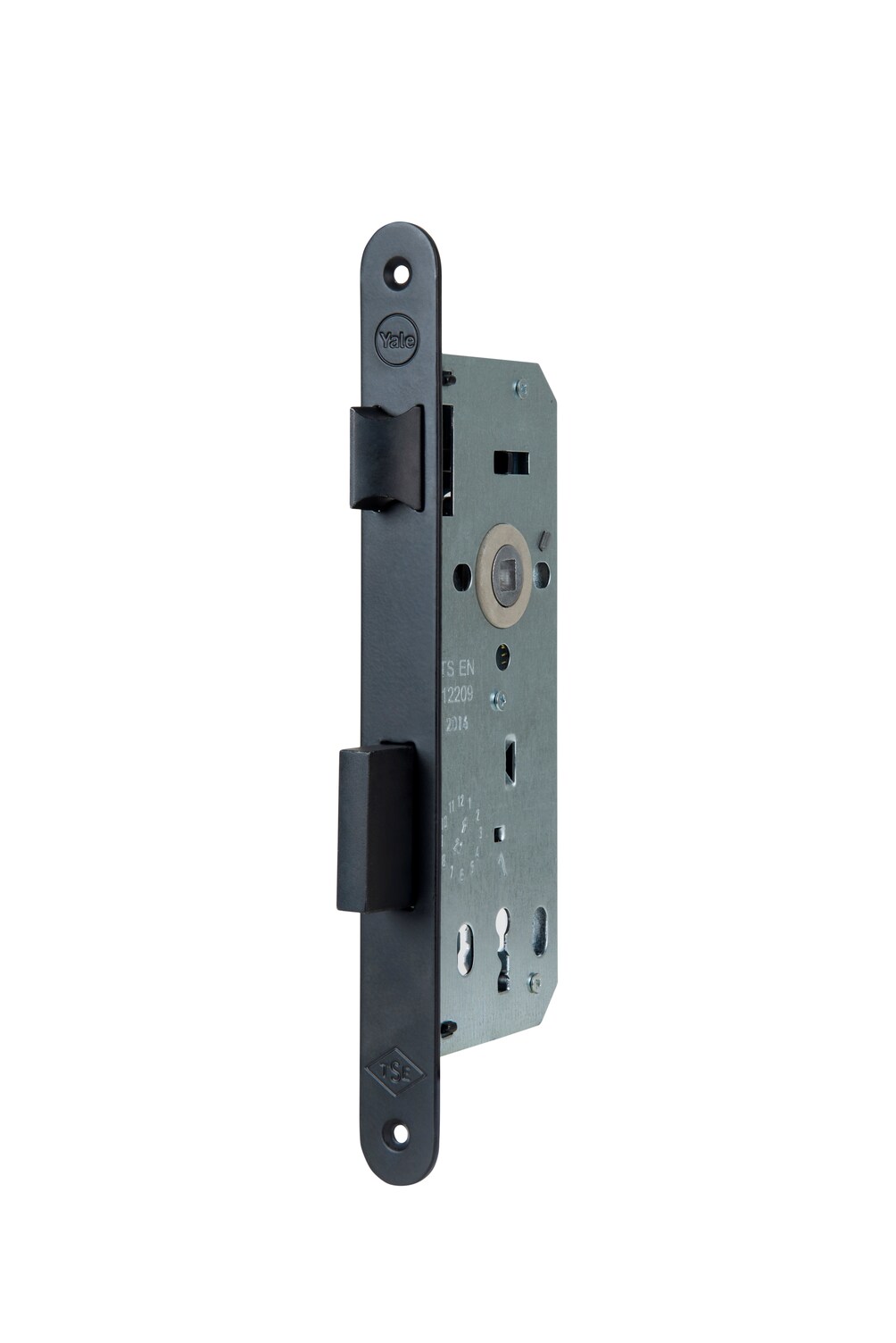 YALE SESSİZ İÇ ODA KAPI KİLİDİ OVAL 18 MM/45 MM - SİYAH