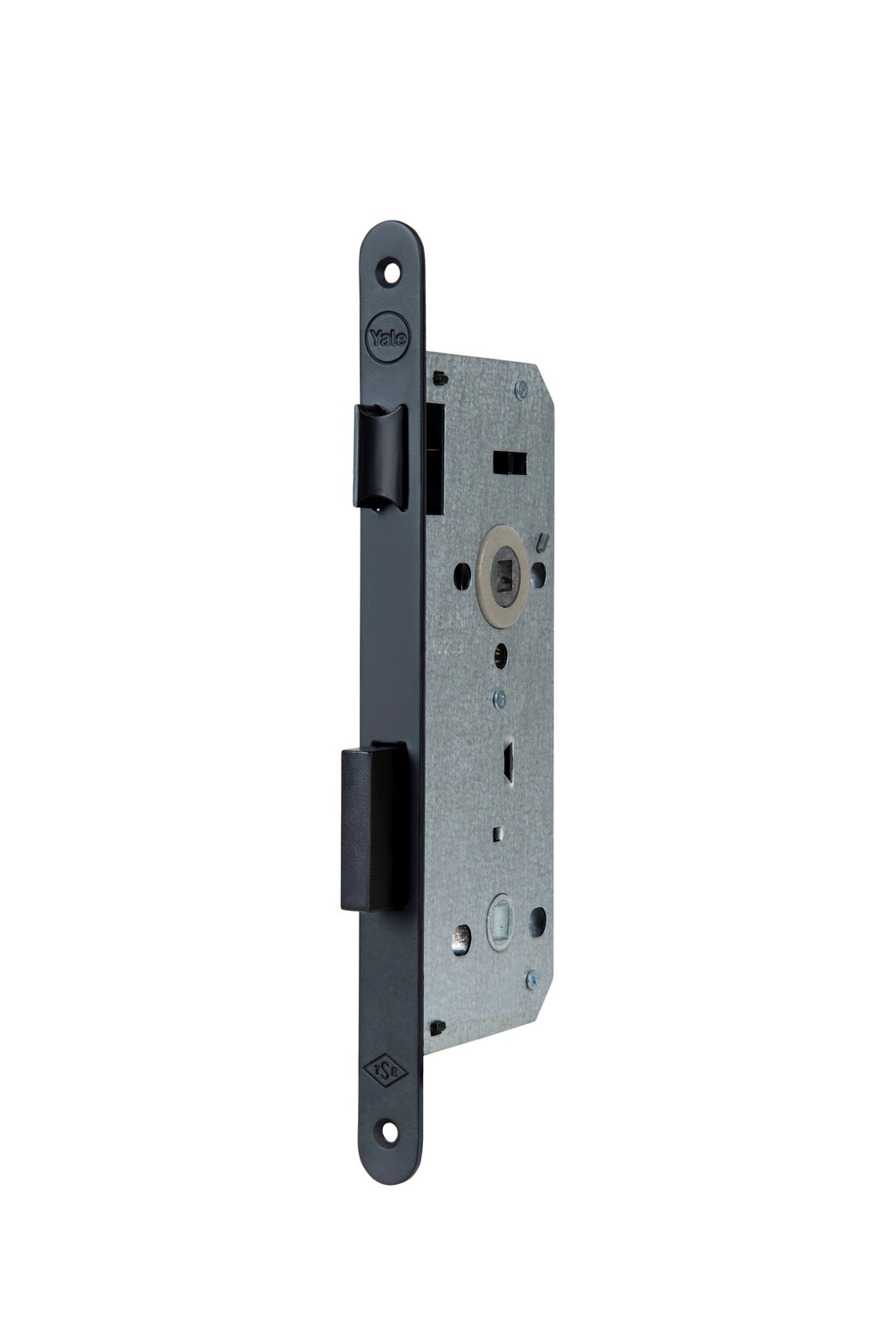YALE SESSİZ WC KAPI KİLİDİ OVAL 18 MM/45 MM - SİYAH